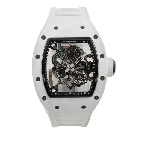 richard mille silicone strap|richard mille watch prices.